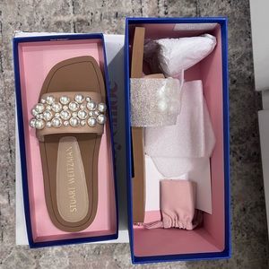 Stuart Weitzman pearl sandals